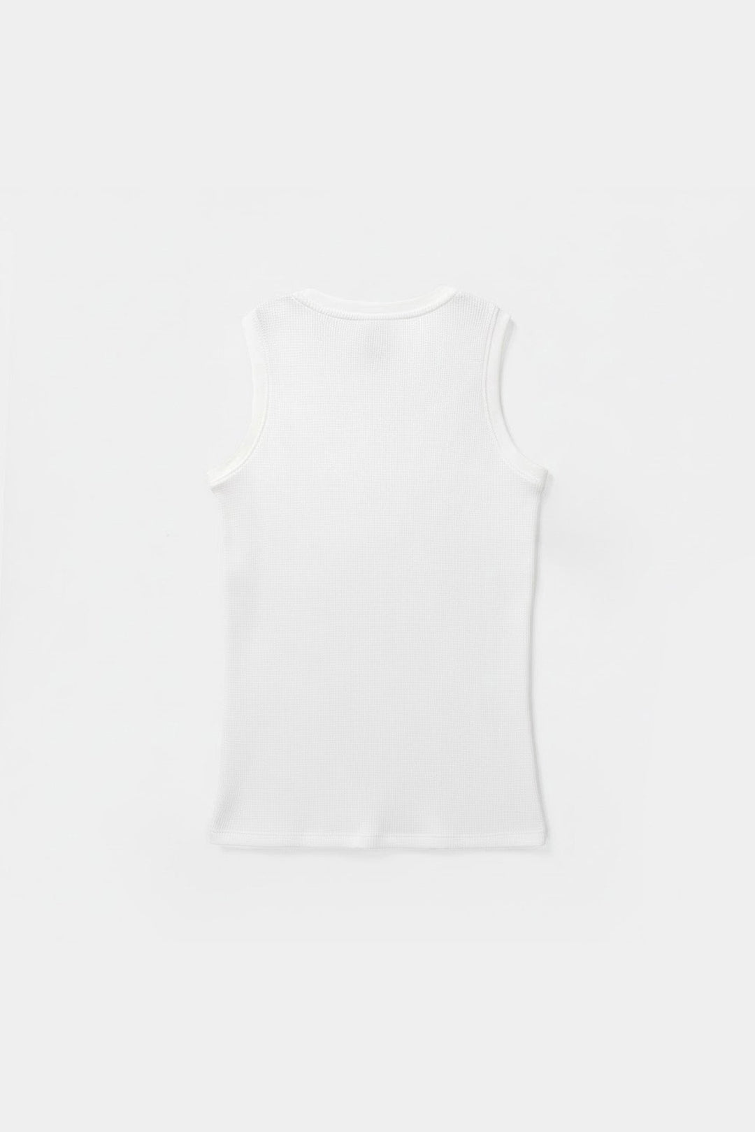 Boys Thermal Sando Waves - Off White