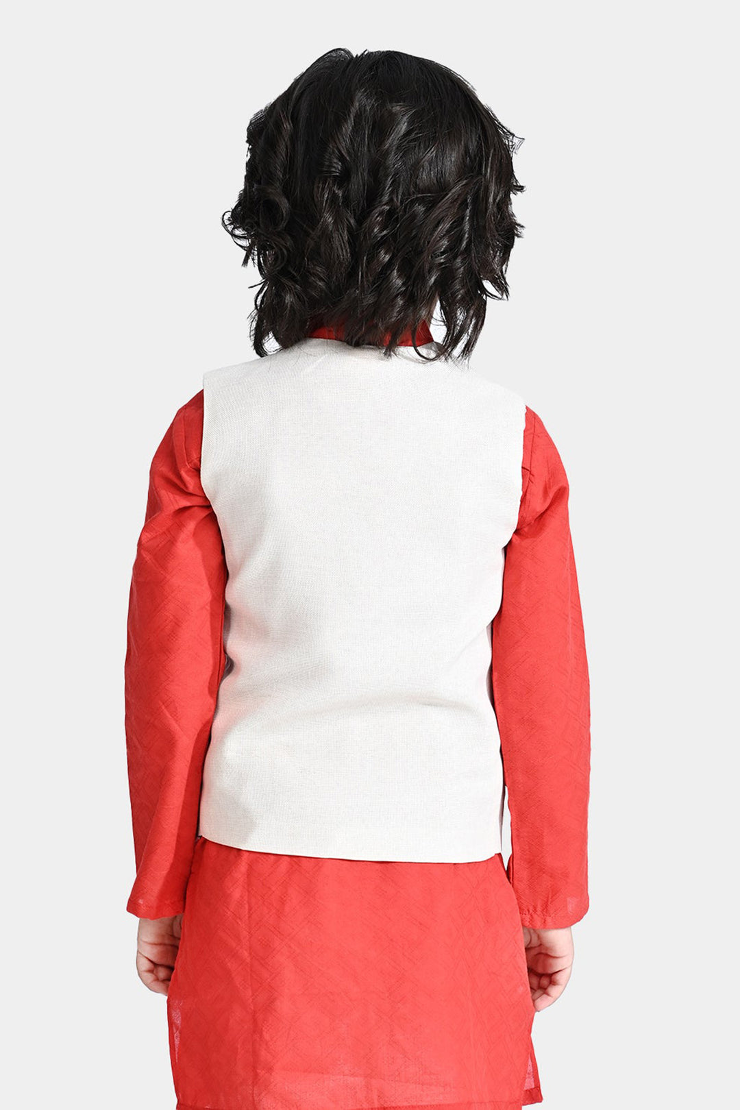 Boys Oxford Waistcoat (Jute Textured)