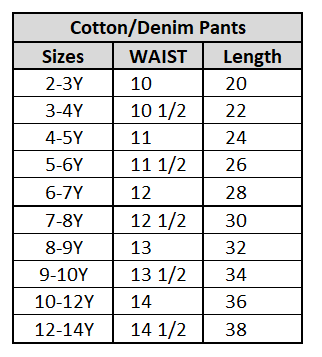 Girls Denim Viscose Pants Raw Pearl - Light Blue