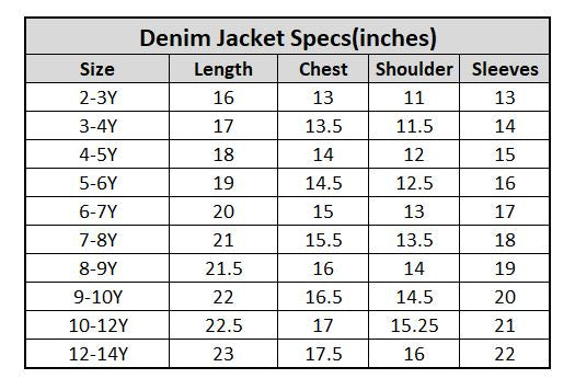 Boys Denim Stretch Woven Jacket Superior-Light Blue