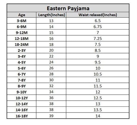 Boys PC Eastern Pyjama-BLACK