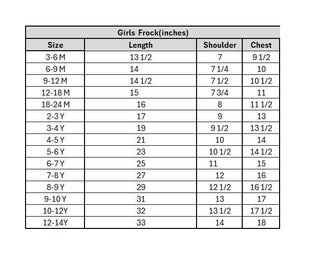 Girls Cotton Casual Frock Brochia - Black