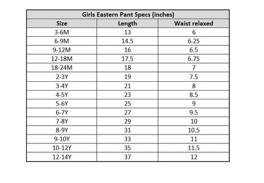 Girls Cotton Casual Basic Pants - White