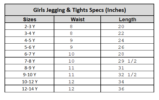 Girls Jersey/Terry Tights-Yellow