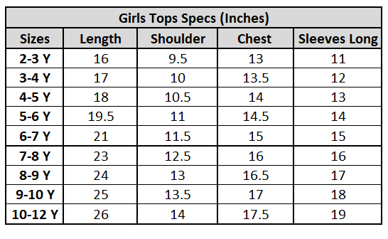 Girls Poly Viscose Casual Top Tangy-ORANGE