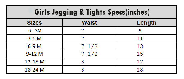 Infant Girls Lycra Jersey Tights - Red