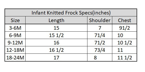 Infant Girls Poly Crinkle Knitted Frock (Strawberry) - Pink
