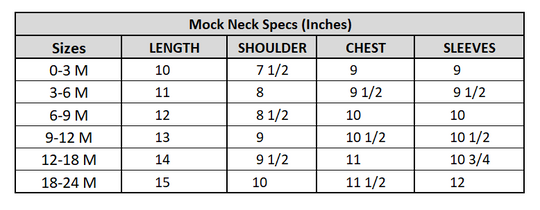 Infant Unisex Rib Turtle Neck T-Shirt - Sun Flower