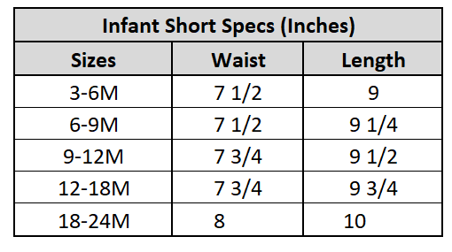 Infant Girls Denim Rigid Shorts - Light Blue