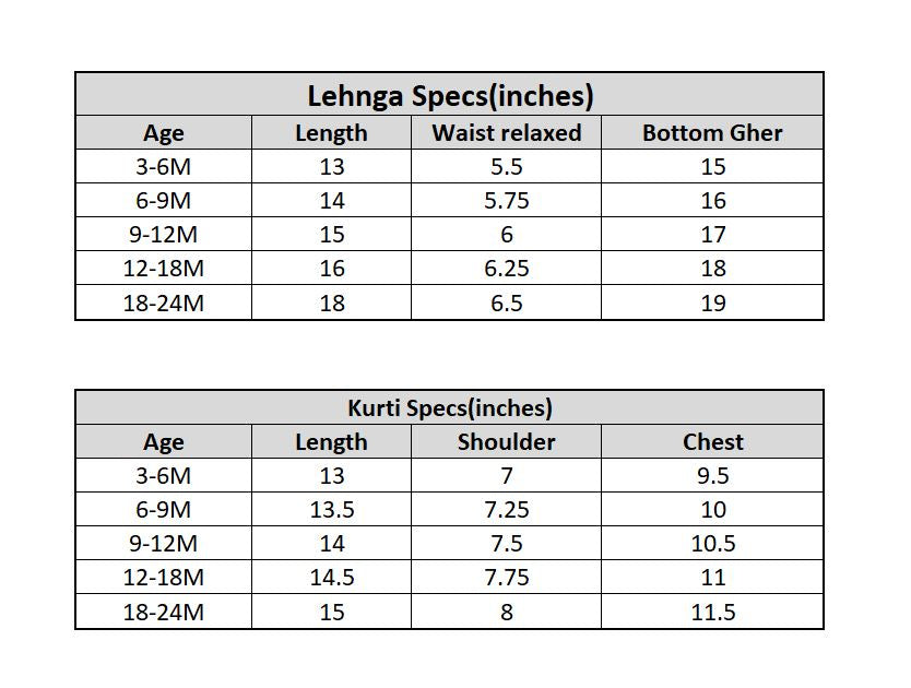 Infant Girls Chiffon 2Pcs Little Gold-RED