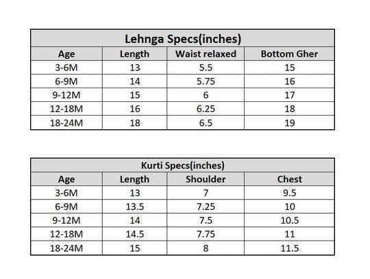 Infant Girls Chiffon 2Pcs Little Gold-RED