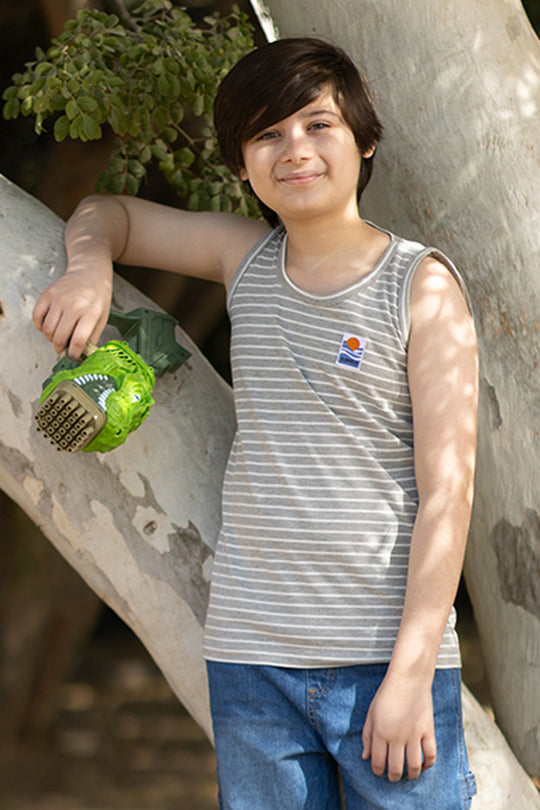 Boys Jersey/Terry  Sando Summer - Grey
