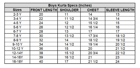 Boys Poly Viscose Embroidered Kurta (Pleasant) - Sky Grey