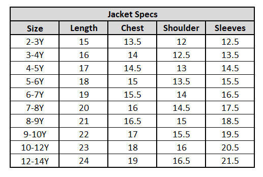 Girls PU Jacket Pu Lapel - BLACK