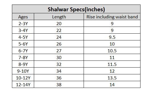 Girls Poly Satin Printed Shalwar - Black