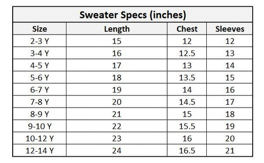 Girls Acrylic Sweater-Diamonds-BLACK