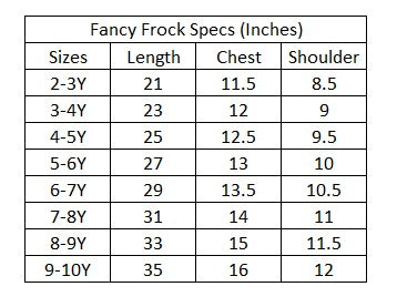 Girls Organza Fancy Frock-Glow-Blue