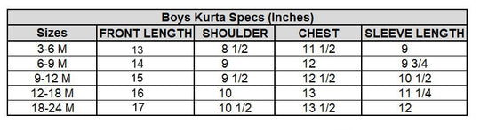 Infant Boys Yarn Dyed Shalwar Suit (Front Pleat)-Peach