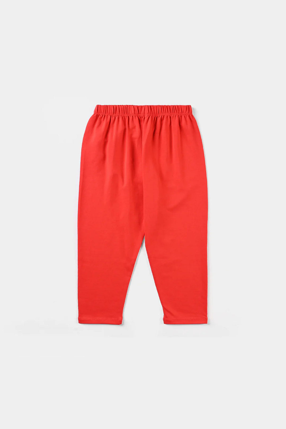Infant Girls Lycra Jersey Tights - Red
