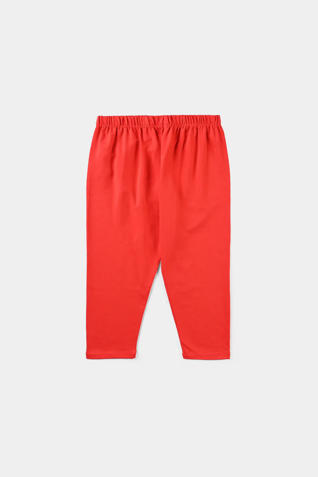 Infant Girls Jersey/Terry Tights Red-Chines Red