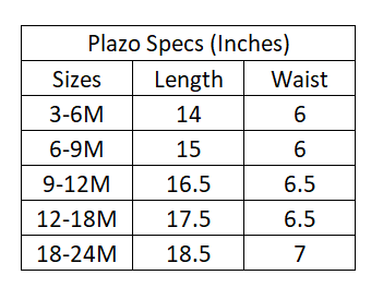 Girls Cotton Plazo -White