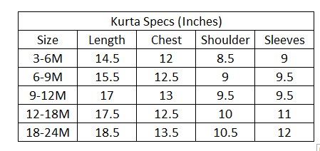 Infant Boys Poly Viscose Shalwar Suit (Cut Collar) - Mustard