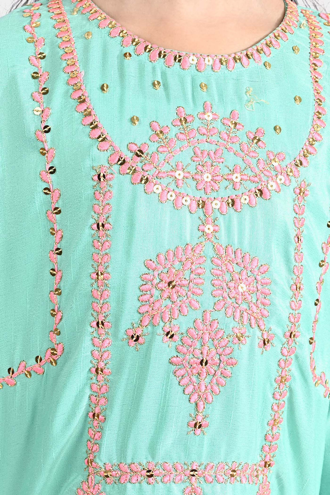 Girls Raw Silk 3Pcs Glorious