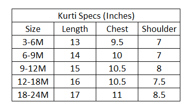 Infant Girls Raw Silk 2Pcs Gota Phool - Black