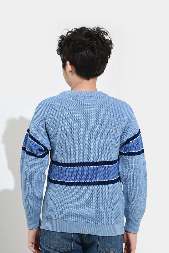 Boys Feather-Acrylic Sweater-Olympic-LT.Blue