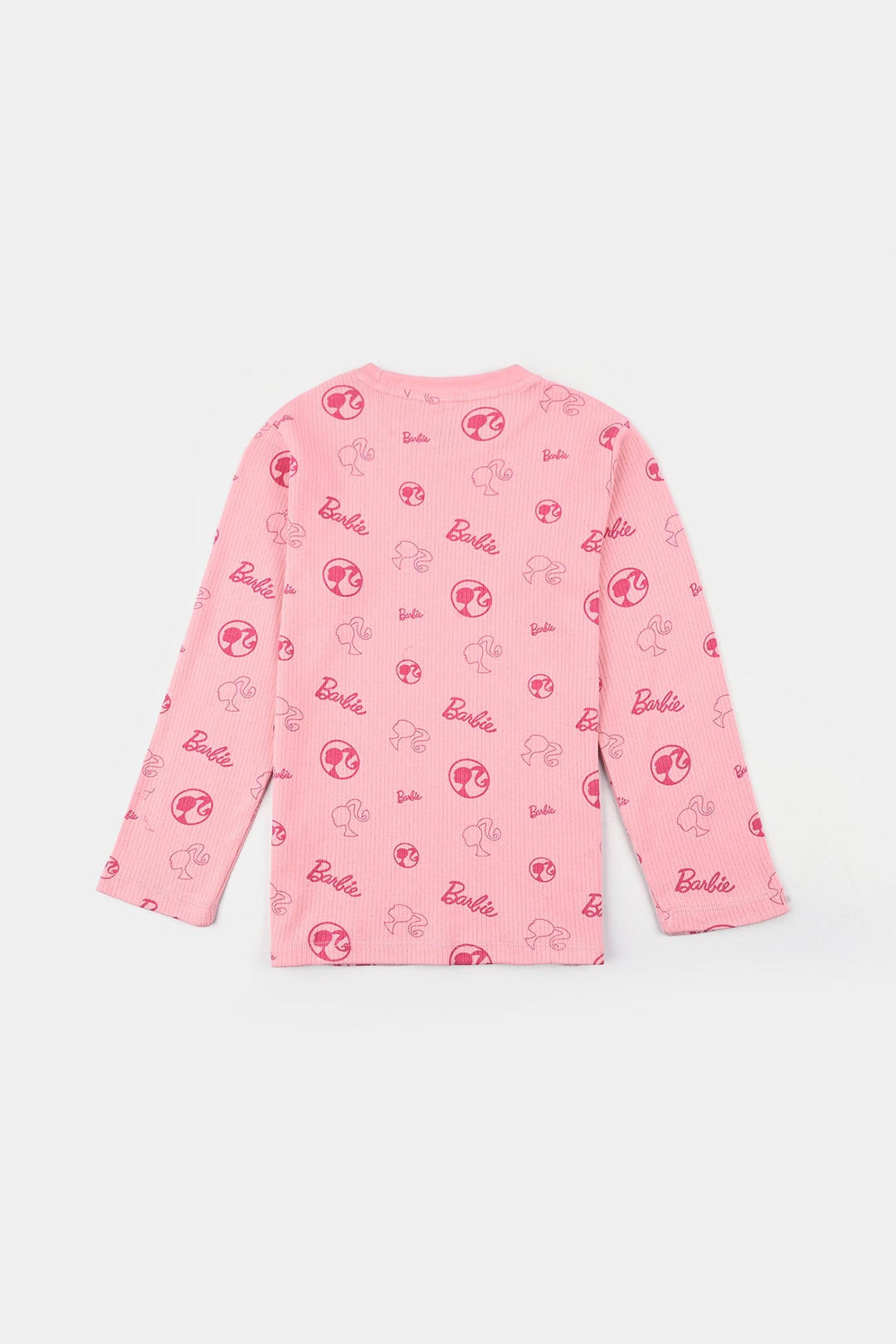 Girls drop needle 2 Piece Suit - C.Pink