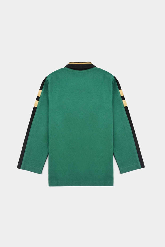Boys Jumbo Pique Polo F/S High Club-Green