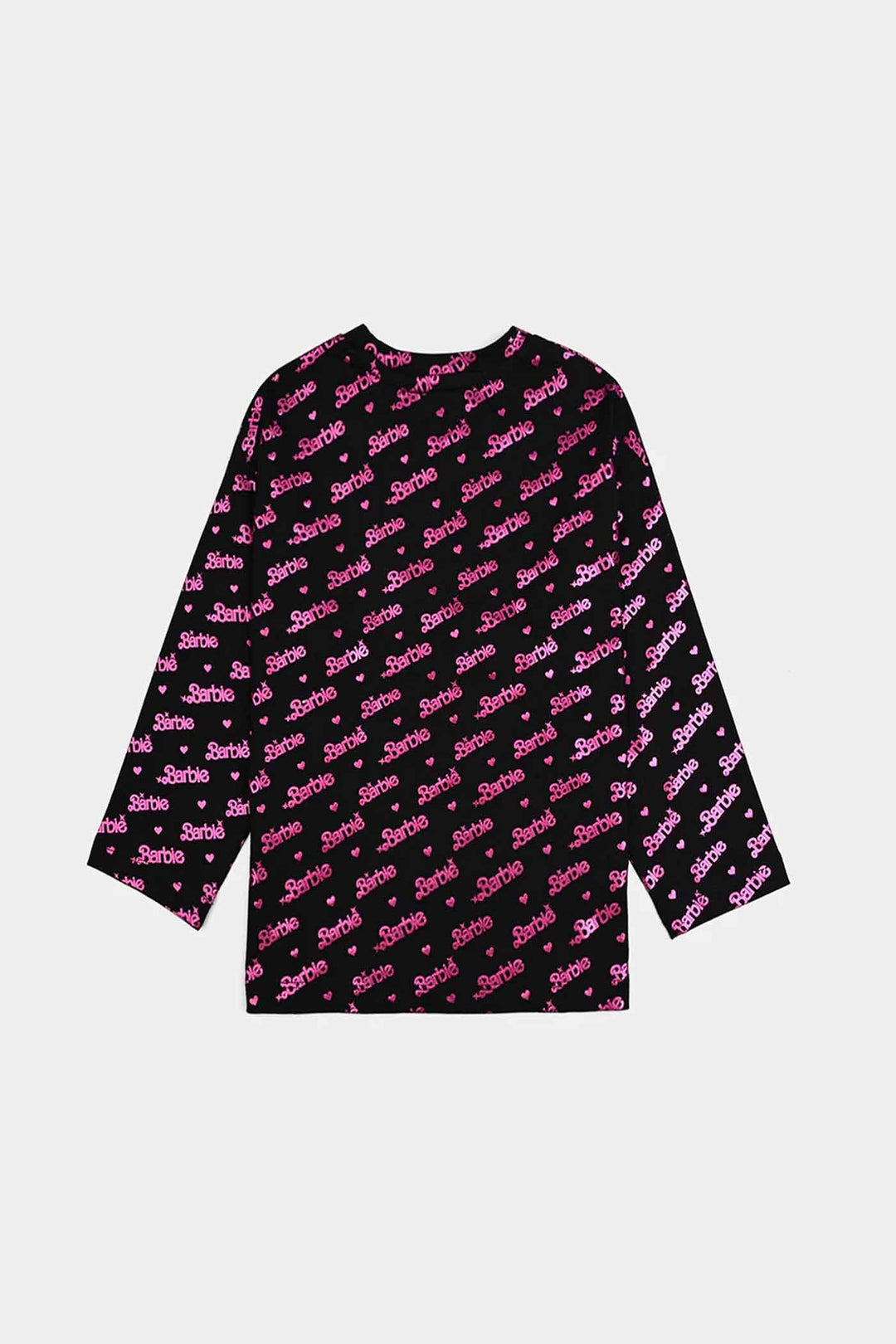 Girls Lycra Jersey T-Shirt F/S- BLACK