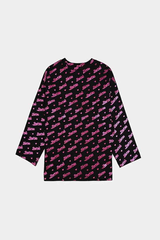 Girls Lycra Jersey T-Shirt F/S- BLACK