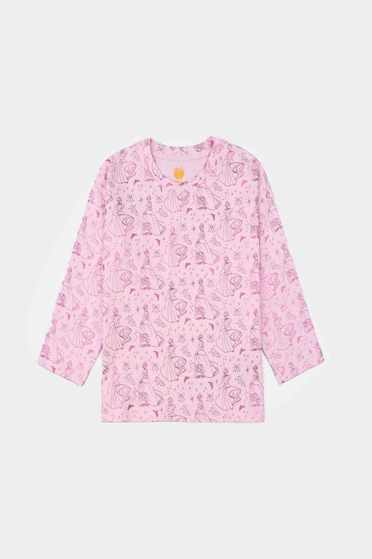 Girls Lycra Jersey T-Shirt F/S- Candy Pink