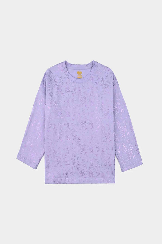 Girls Lycra Jersey T-Shirt F/S - Light Purple