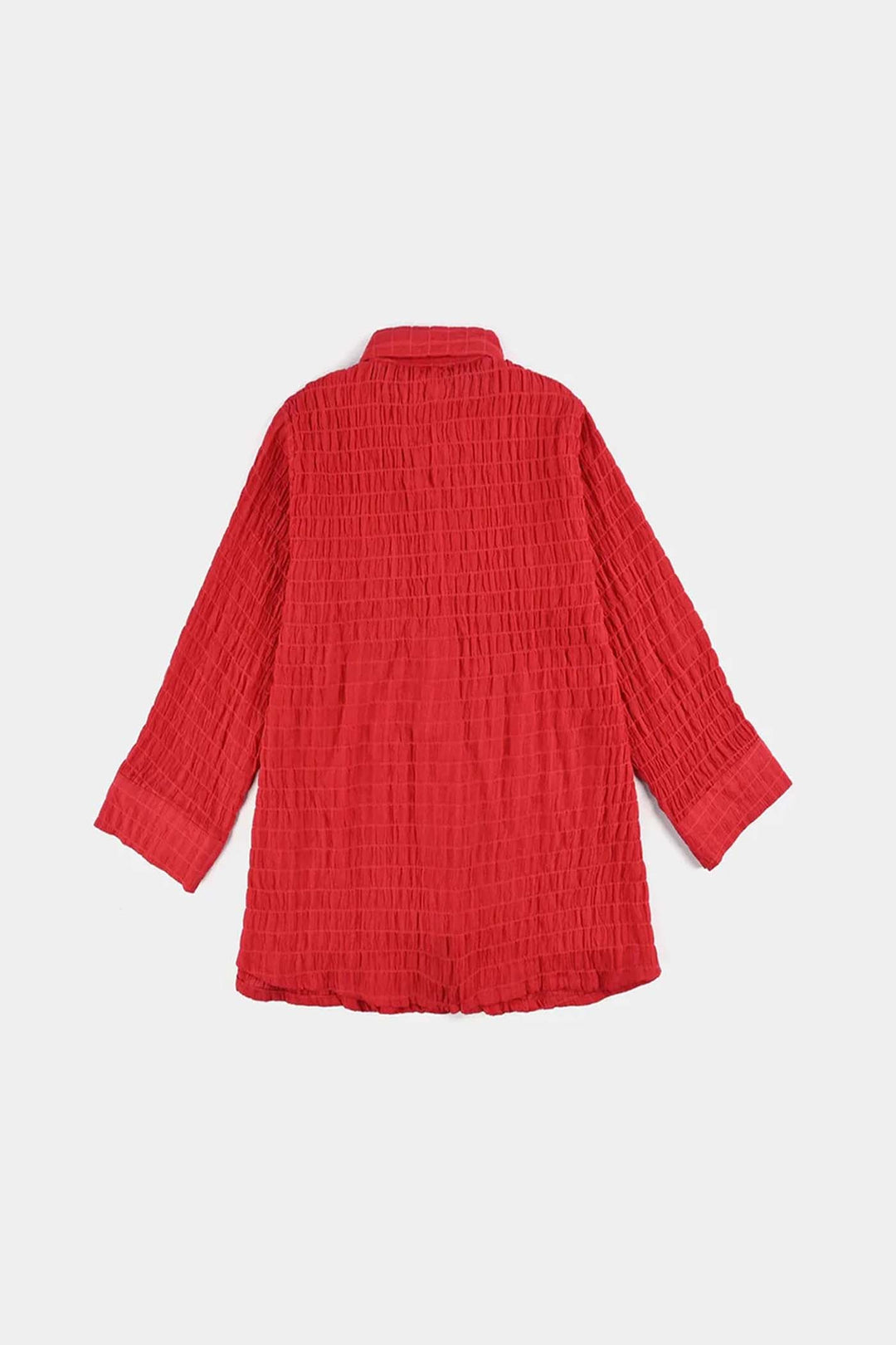 Girls Poly Mesh Casual Top Chilli - RED