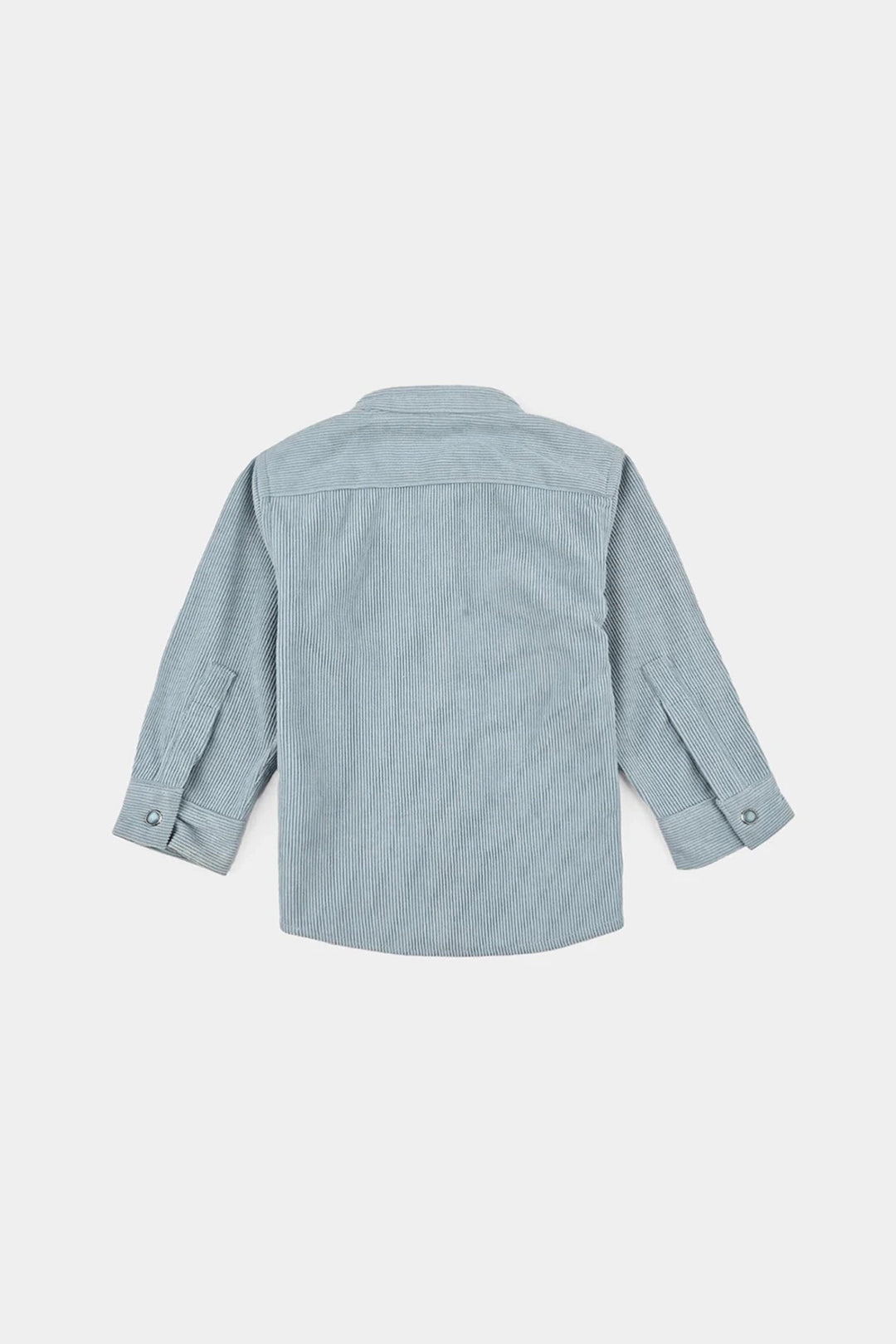Infant Boys Corduroy Shirt F/S (Happy Me ) - L/BLUE
