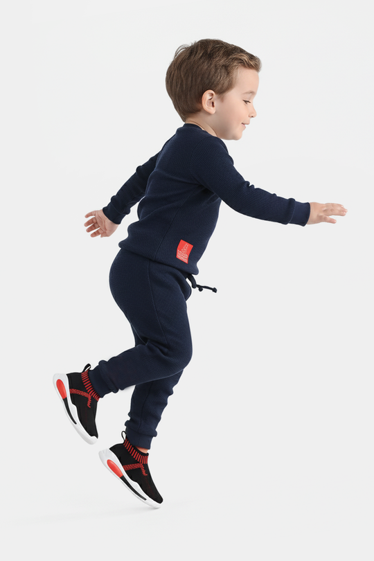 Infant Boys Thermal Suit-Navy Blue
