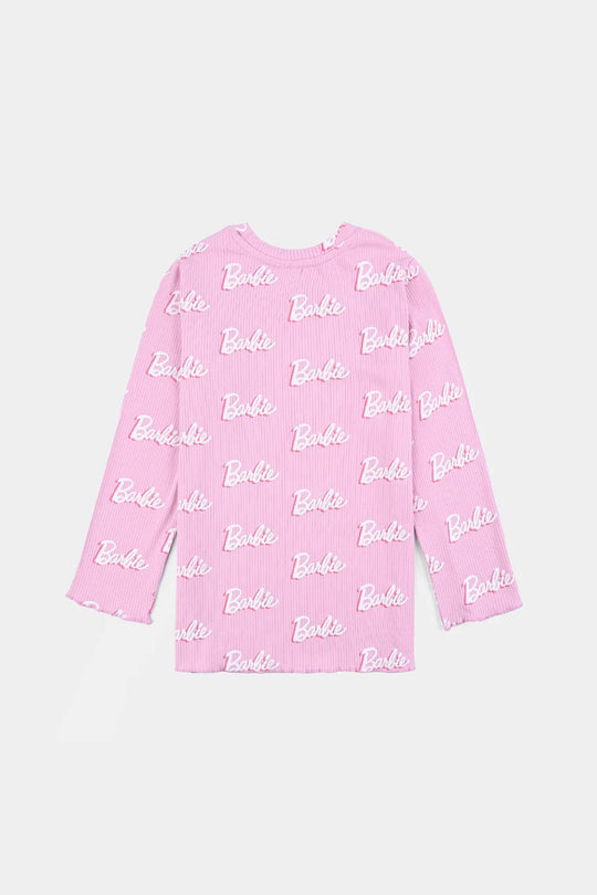 Girls Lycra Jersey T-Shirt F/S - Pink