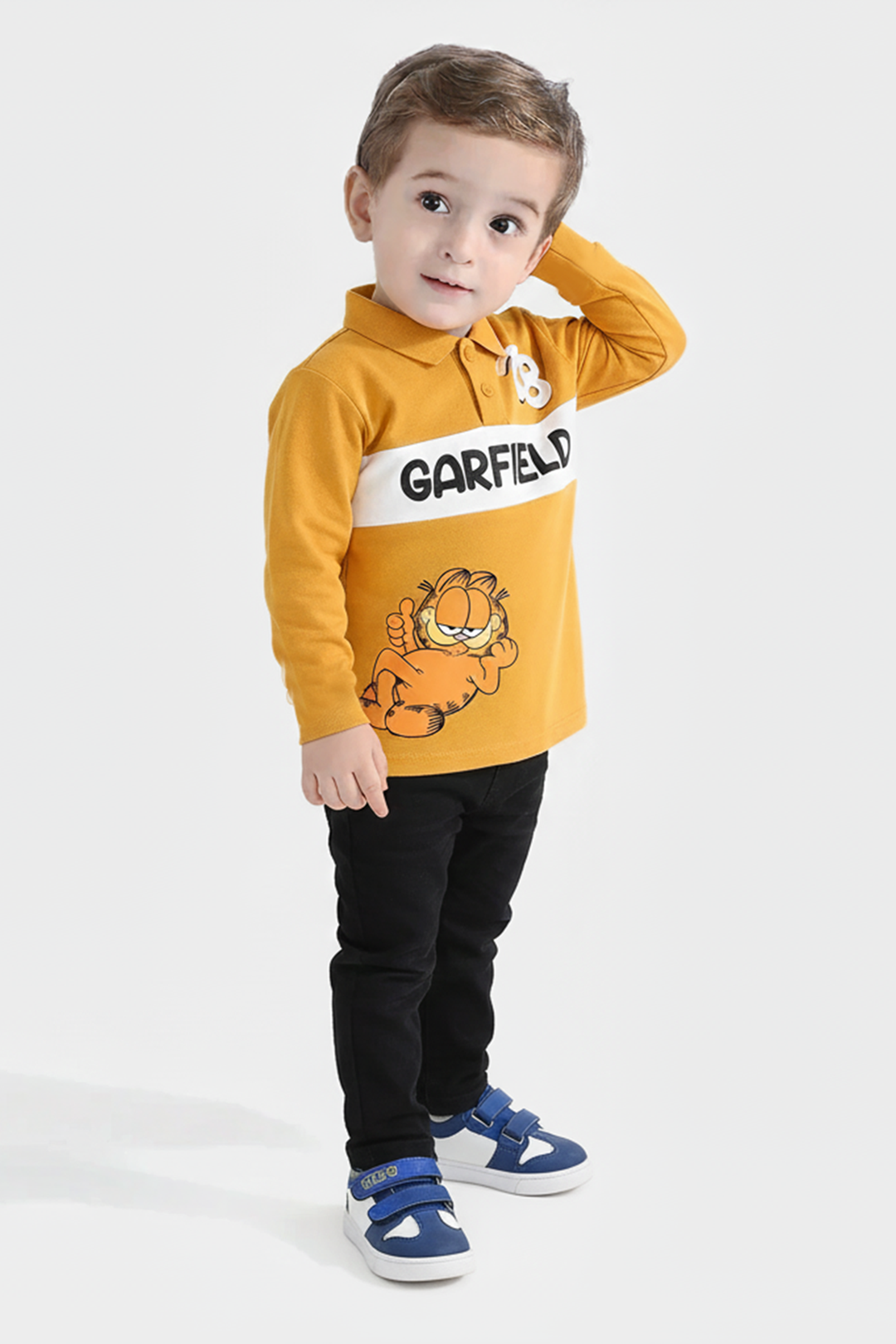 Infant Boys Cotton Interlock Suit-York Yellow