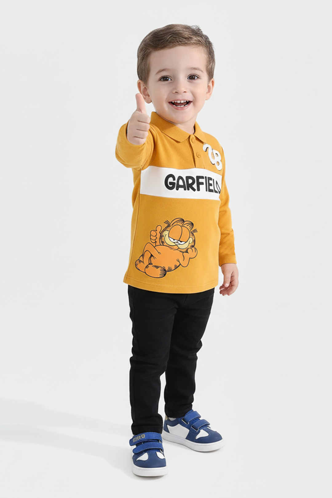 Infant Boys Cotton Interlock Suit-York Yellow