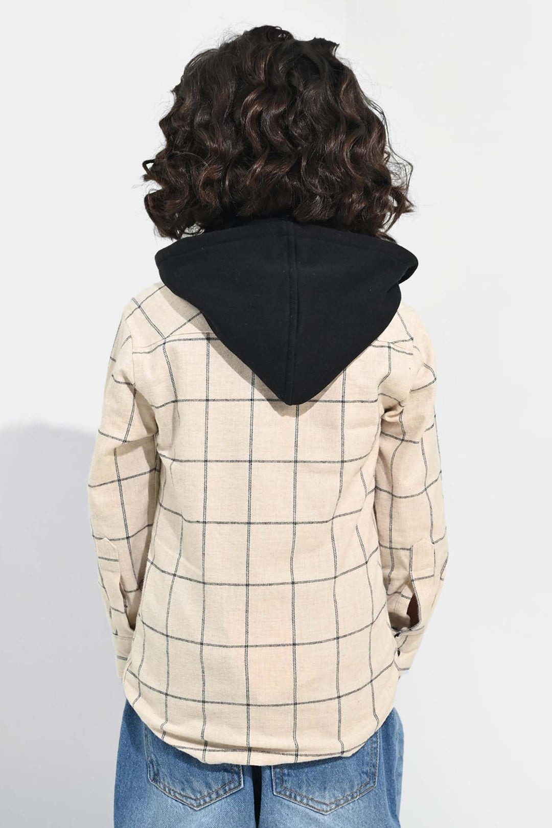 Boys Flannel Shirt (Adventure)-Off.White