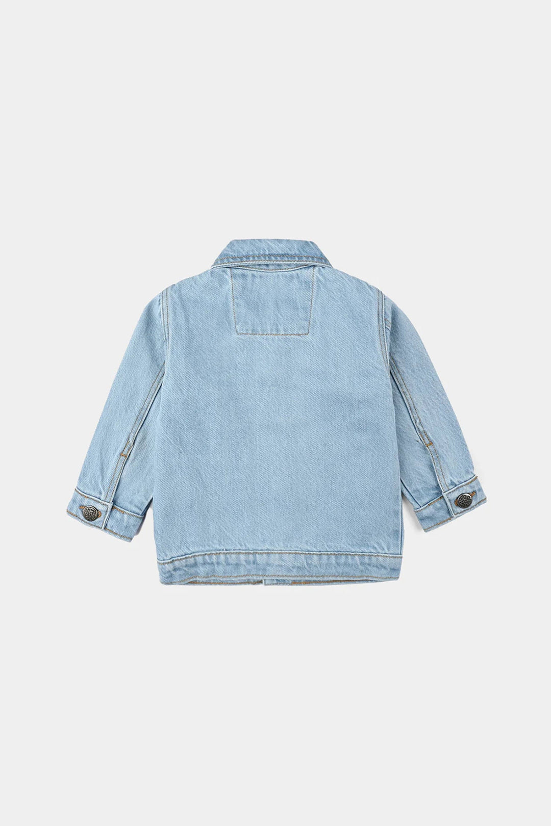 Infant Boys Denim Stretch Woven Jacket Basic-Light Blue