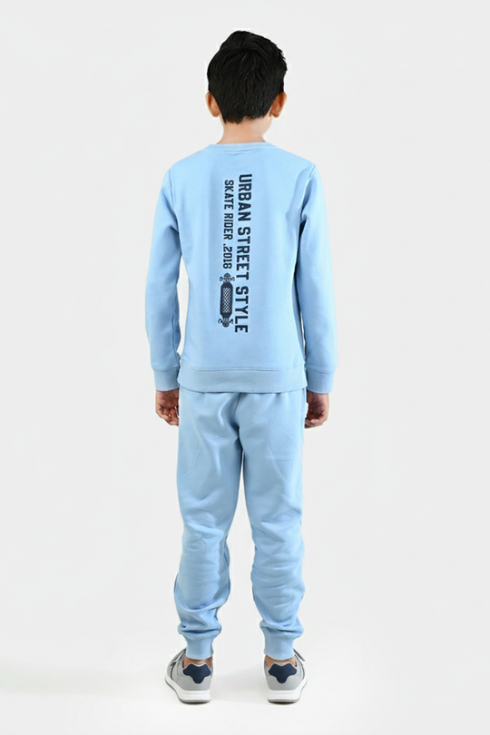 Boys Fleece 2 Piece Suit - Blue