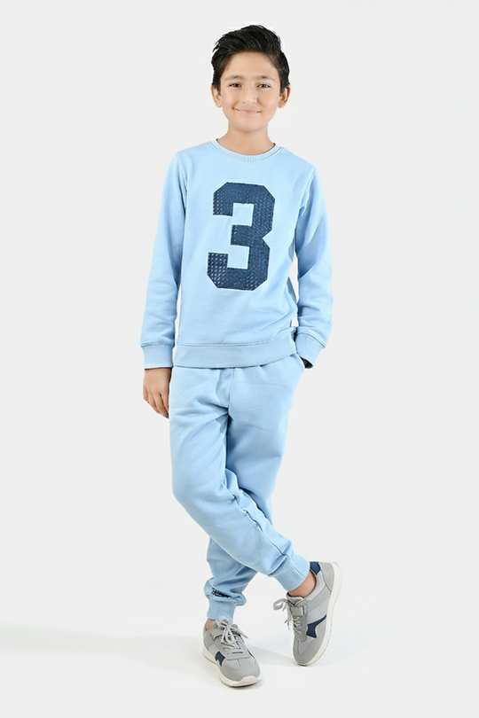 Boys Fleece 2 Piece Suit - Blue