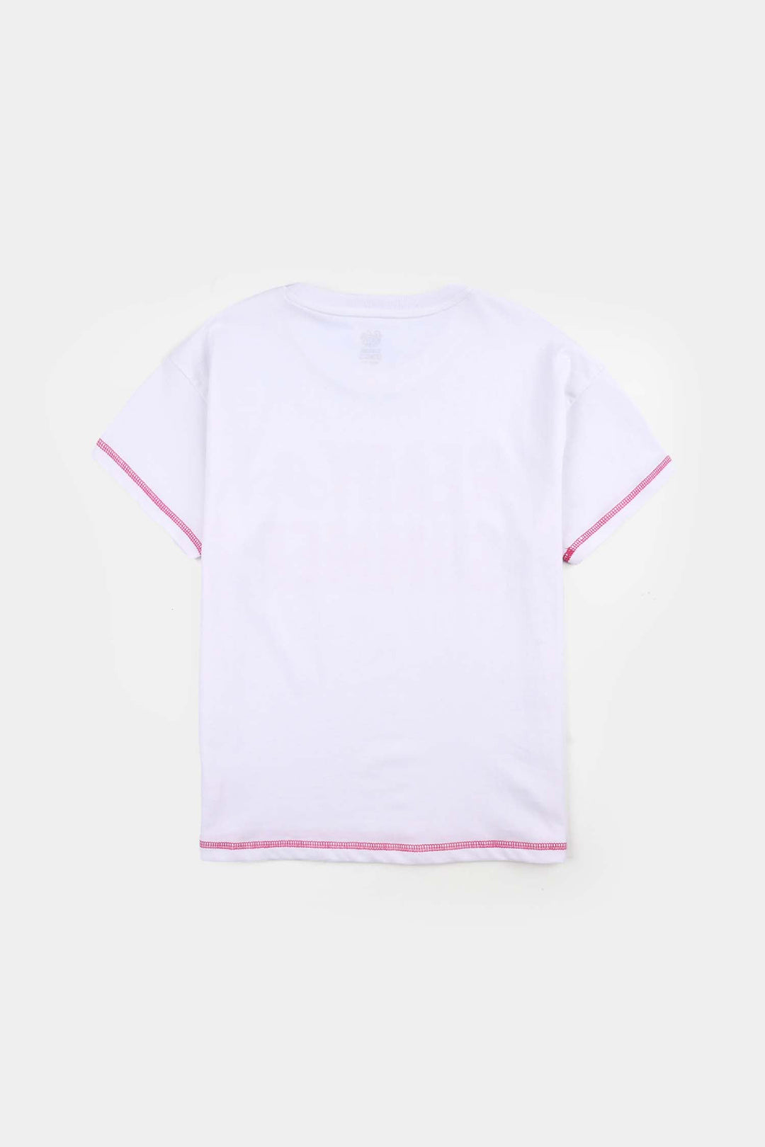 Girls Jersey/Terry T-Shirt (Ready For Summer) - White