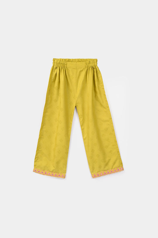 Girls Jacquard 3Pcs (Ishq) - Green