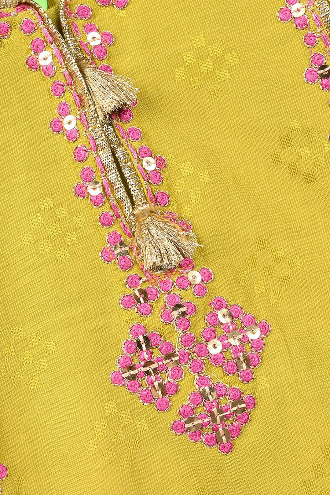 Infant Girls Jacquard 3Pcs (Ishq) – Green