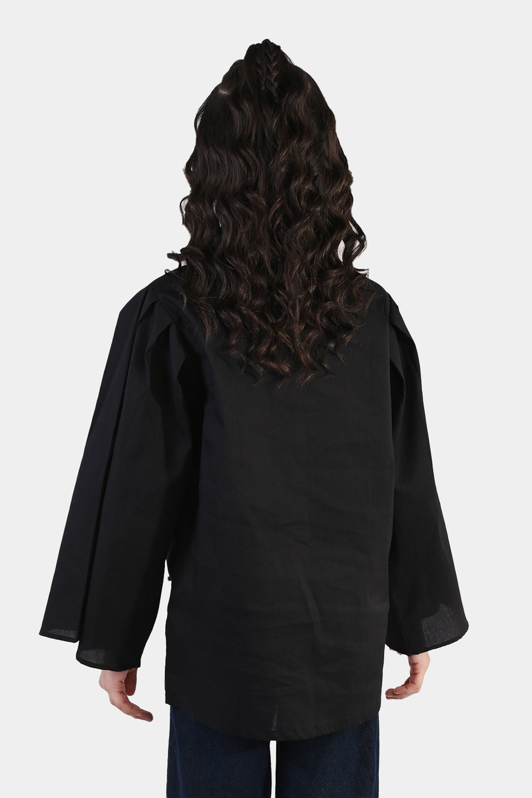 Girls Cotton Top (Diamond) - Black
