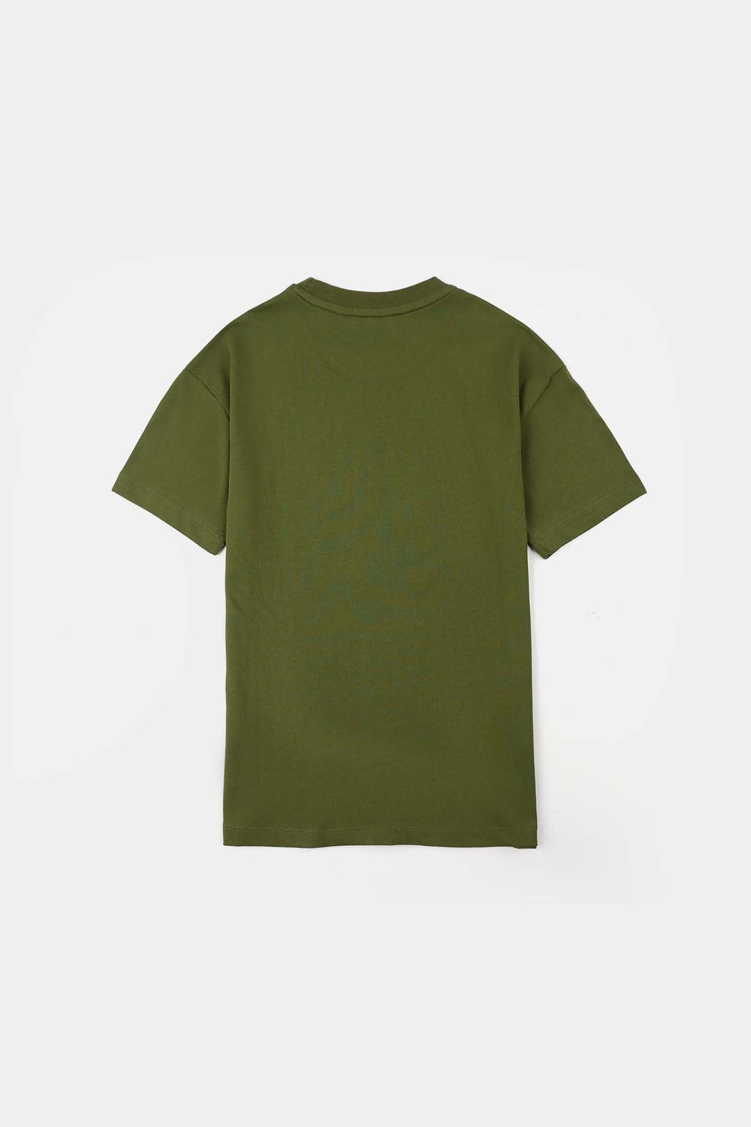 Boys Jersey/Terry T-Shirt (The Incredible) - Olive Green